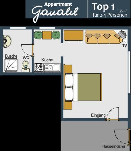 גסכורן Appartment Ganahl מראה חיצוני תמונה